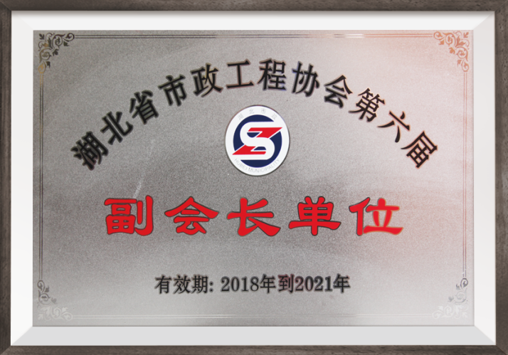 湖北省市政工程协会第六届副会长单位